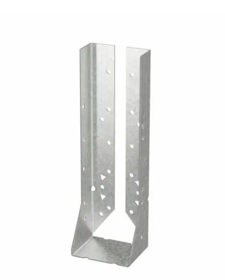 Photo 1 of 3 pack - Simpson Strong-Tie
HUC Galvanized Face-Mount Concealed-Flange Joist Hanger for Double 2x12 Nominal Lumber