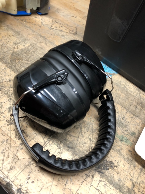 Photo 5 of HDX Black Folding Ear Muff NRR 26