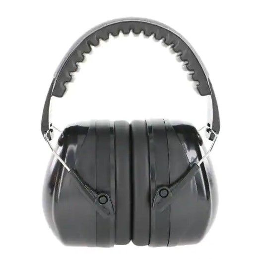 Photo 1 of HDX Black Folding Ear Muff NRR 26