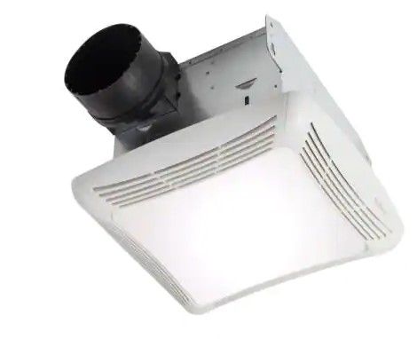 Photo 1 of Broan-NuTone 80 CFM Ceiling Bathroom Exhaust Fan with Light
