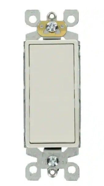 Photo 1 of Leviton Decora 15 Amp 3-Way Specialty Light Switch, White (10-Pack)