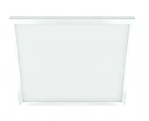 Photo 1 of 1 ft. x 1 ft. 10-Watt Dimmable White Integrated LED Edge-Lit Flat Panel Flush Mount Light with Color Changing CCT
