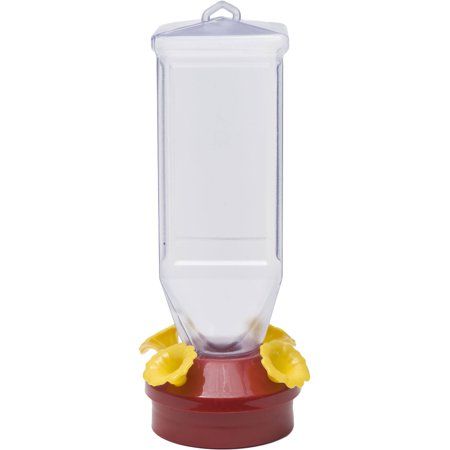 Photo 1 of  3- Pack Perky-Pet Red Plastic Lantern Hummingbird Feeder - 18 Oz Capacity
