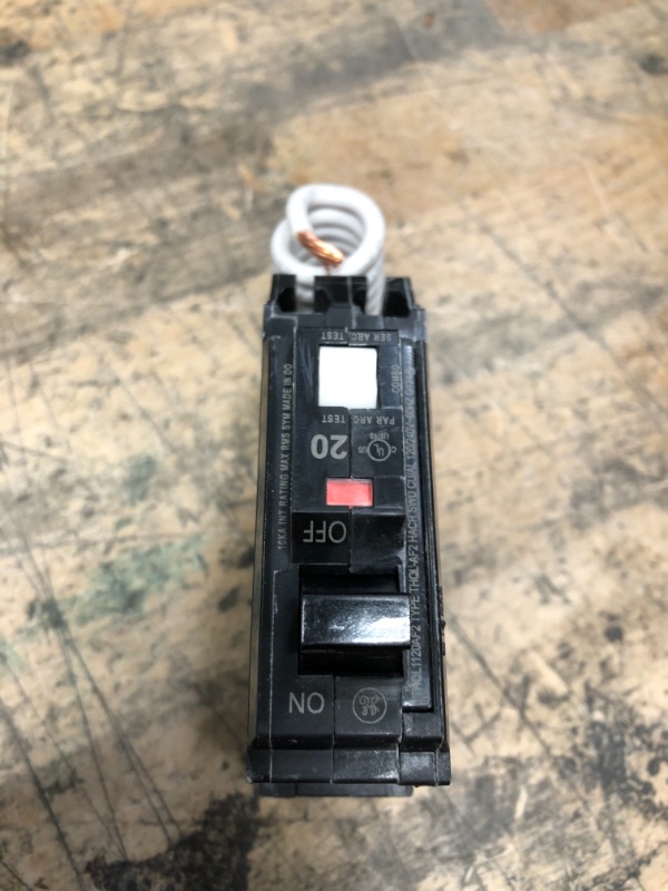 Photo 1 of GE Q-Line 20 Amp 1 in. Single Pole Arc Fault Combination Circuit Breaker