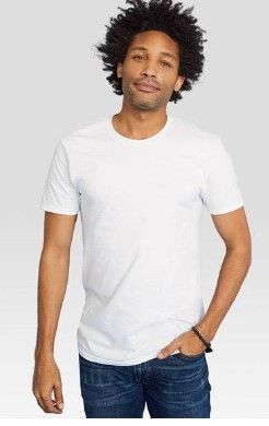 Photo 1 of 2xl-Hanes® Men's Crew Neck T-Shirt With Fresh IQ - White 5pk

