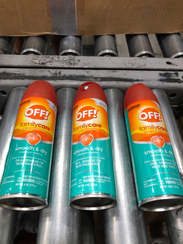 Photo 2 of 3PK-OFF! Backyard FamilyCare Insect Repellent I Smooth & Dry 6 Oz 1 Ct
