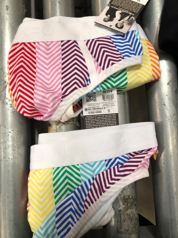 Photo 1 of 2PK-SIZE S/M-Pride Adult TOBOYX Rainbow Briefs -
