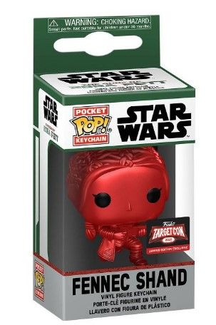 Photo 1 of 7PK-Funko POP! Keychain: Star Wars - Fennec Shand (Target Exclusive)

