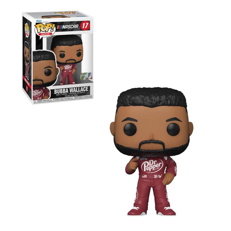 Photo 1 of 2PK-NASCAR Bubba Wallace Funko Pop! Vinyl
