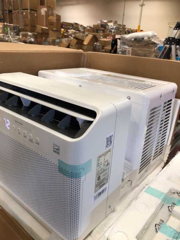 Photo 3 of Midea 8,000 BTU U-Shaped Smart Inverter Window Air Conditioner–Cools up to 350 Sq. Ft., Ultra Quiet with Open Window Flexibility, Works with Alexa/Google Assistant, 35% Energy Savings, Remote Control
