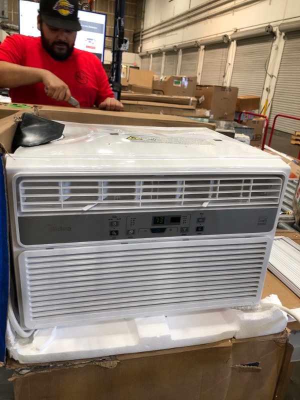 Photo 2 of Midea 8,000 BTU EasyCool Window Air Conditioner, Dehumidifier and Fan - Cool, Circulate and Dehumidify up to 350 Sq. Ft., Reusable Filter, Remote Control
