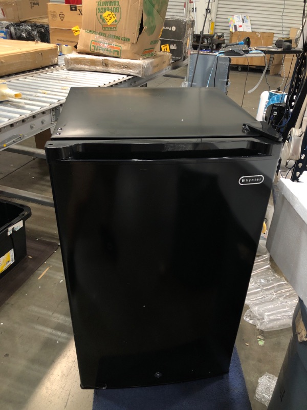 Photo 3 of Whynter Black CUF-301BK 3.0 cu. ft. Energy Star Upright Freezer with Lock, 3 Cubic Feet
