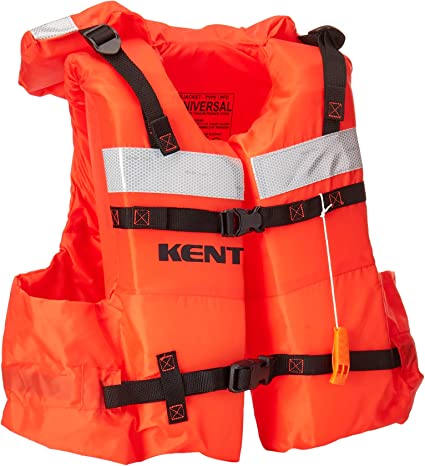 Photo 1 of 2PK-Onyx 100400-200-004-16 Adult Type I Vest Style Life Jacket, Orange
