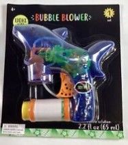 Photo 1 of BUNDLE OF 2, Sun Squad Blue Shark Bubble Blower Gun Blaster NEW
