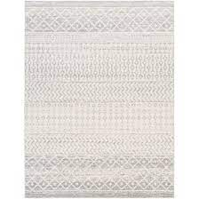 Photo 1 of **MINOR BENDS AND STAINS** Surya  Elaziz 8 x 10 Gray Indoor Trellis Moroccan Area Rug
