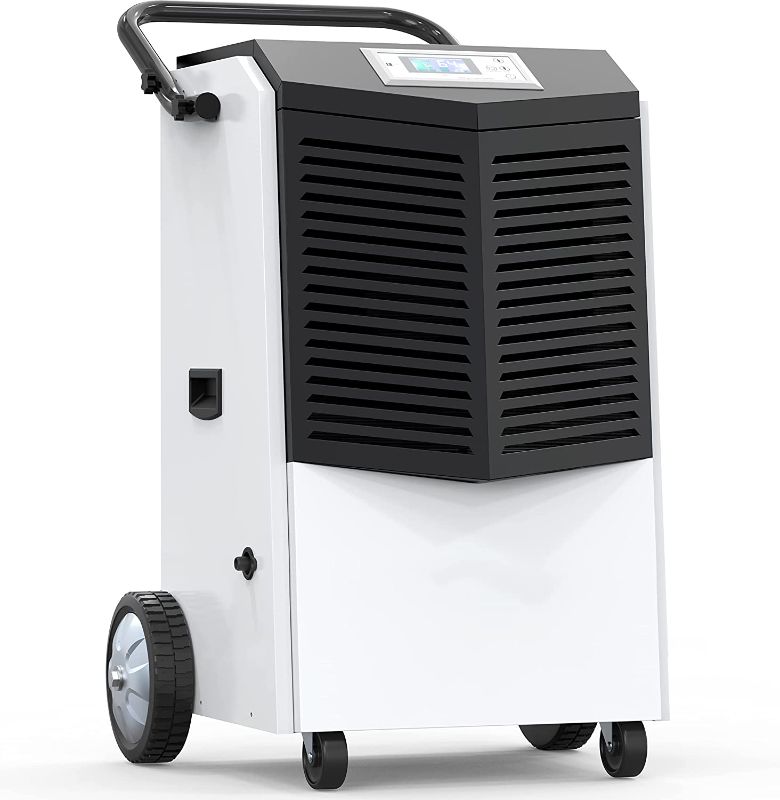 Photo 1 of COLZER 232 Pint Commercial Dehumidifier, Large Industrial Dehumidifier with Hose for Basements, Warehouse & Job Sites Clean-Up, Flood, Water Damage Restoration, 6 Years Warranty
