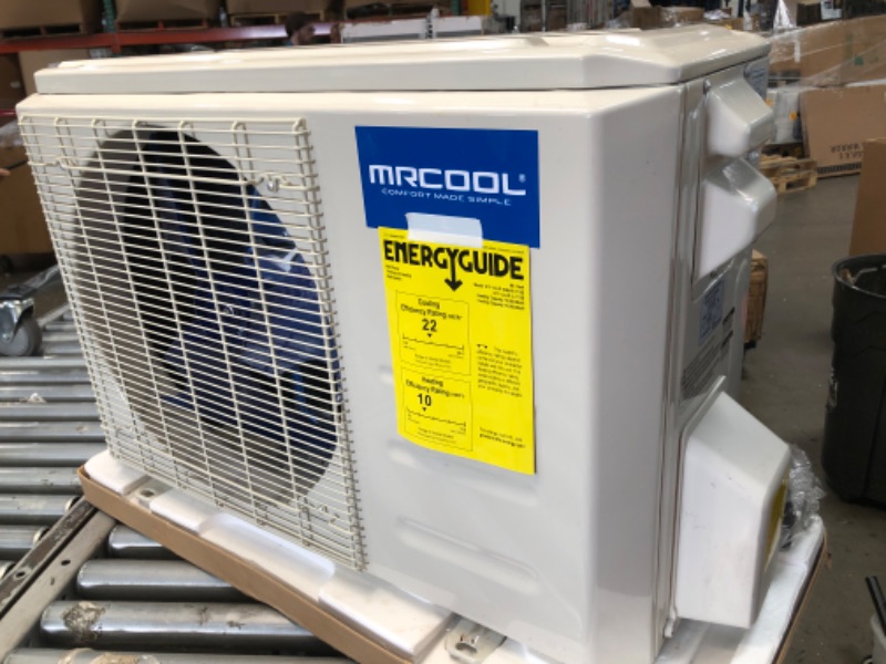 Photo 3 of MRCOOL DIY 12k BTU 20 SEER Ductless Heat Pump Split System 3rd Generation - Energy Star 230v, 12,000 BTUs (DIY-24-HP-230B) 

