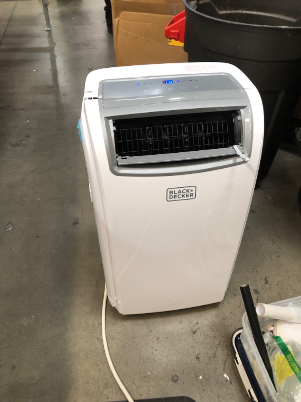 Photo 2 of BLACK+DECKER 8,000 BTU Portable Air Conditioner with Remote Control, White
