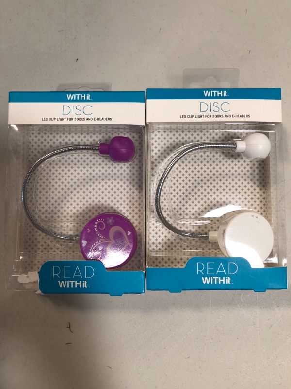 Photo 1 of 2 pack of Disc Light, Heart Pattern LED