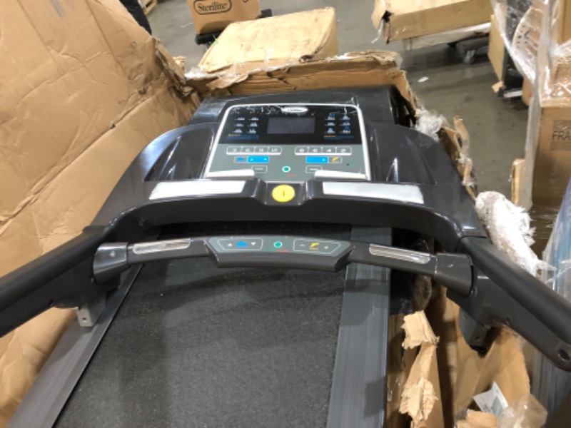 Photo 2 of (SCRATCHED; PRESSURE DENTS; CRACKED CORNER; MISSING POWERPLUG/MANUAL) YeYeBest Folding Treadmill Auto Incline, 3.25HP Smart Motor Treadmill with 330LBS Capacity for Home Gym, 12 Preset Programs, LCD Monitor and MP3
