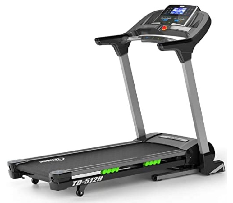 Photo 1 of (SCRATCHED; PRESSURE DENTS; CRACKED CORNER; MISSING POWERPLUG/MANUAL) YeYeBest Folding Treadmill Auto Incline, 3.25HP Smart Motor Treadmill with 330LBS Capacity for Home Gym, 12 Preset Programs, LCD Monitor and MP3
