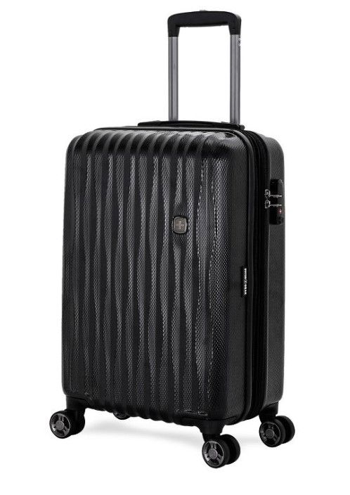 Photo 1 of 26" SWISSGEAR Energie USB Port PolyCarb Hardside Carry On Spinner Suitcase - Black

