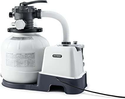 Photo 1 of INTEX 26675EG QX2100 Krystal Clear Sand Filter Pump & Saltwater System for Above Ground Pools, 14in
