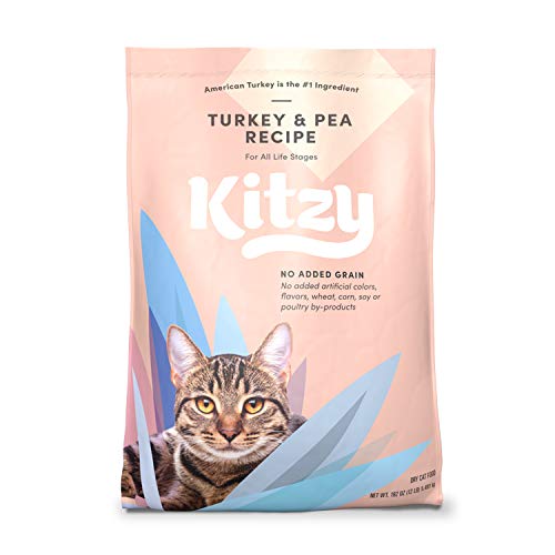 Photo 1 of **EXPIRES 11/2022**Kitzy Dry Cat Food by Amazon, Turkey and Pea Recipe (12 Lb Bag)36