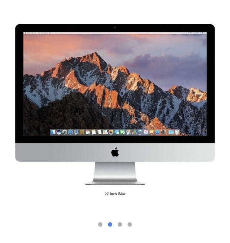 Photo 1 of Apple iMac MNE92LL/A 27 Inch, 3.4 GHz Intel Core i5, 16GB RAM, 512gb Silver