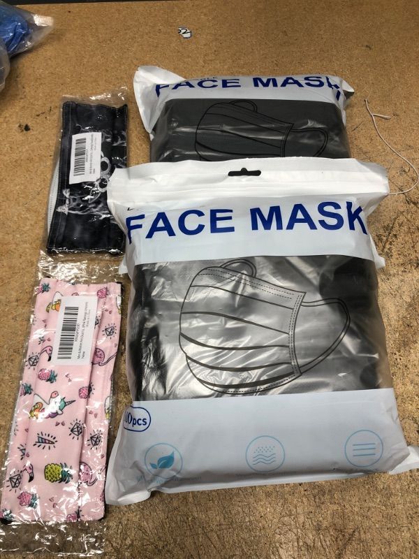 Photo 1 of 4 item bundle 
face masks 