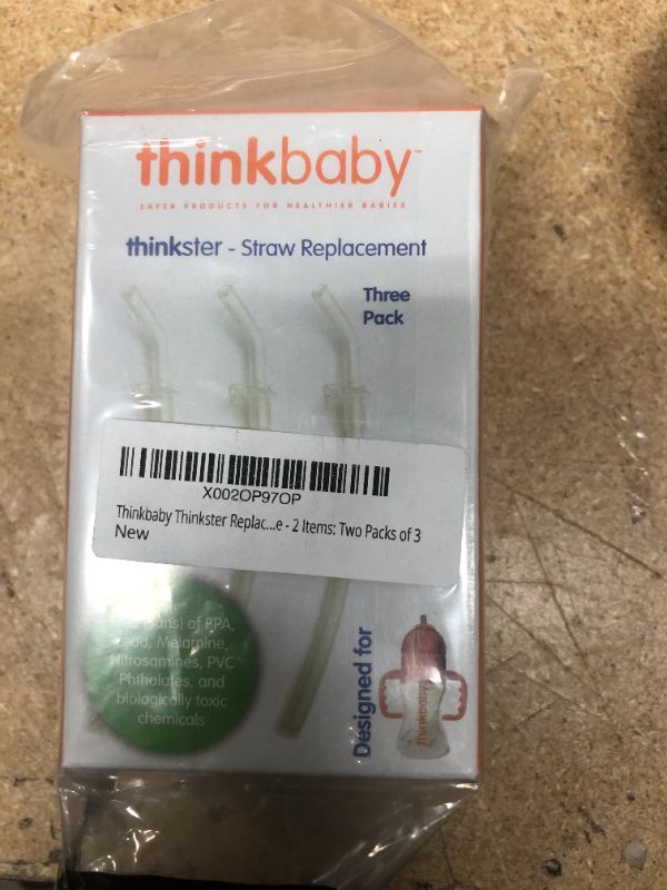 Photo 2 of 2 item bundle 
3 PACK THINKSTER - STRAW REPLACEMENT THINKBABY (x2)
