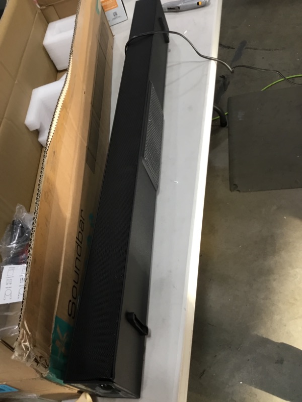 Photo 2 of 2.1CH Sound Bar KMOUK 160W Dolby Compatible Home Theater TV Speaker Subwoofer DSP Game Movie Music HDMI ARC Optical Digital AUX Connectable Bluetooth Wall Mount with Remote Control 36" KM-HSB004
