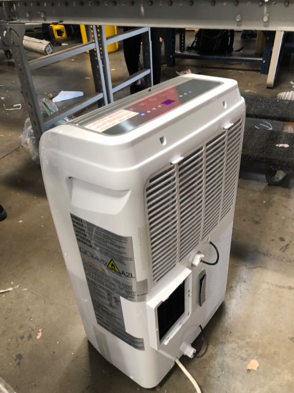Photo 1 of Black & Decker 8,000 BTU/4,000 BTU (DOE) Portable Air Conditioner with Remote Control, White