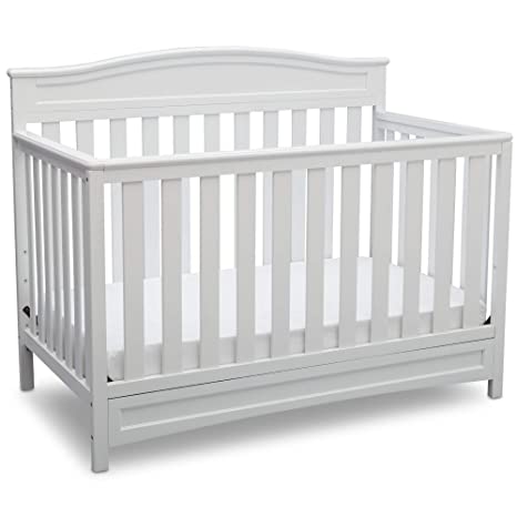 Photo 1 of Delta Children Emery 4-in-1 Convertible Baby Crib - Greenguard Gold Certified, White