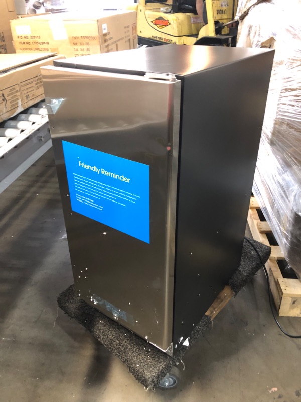 Photo 1 of Kalamera Beverage Refrigerator, 15 inch Under Counter Beer Fridge for 104 Cans w/ 32-41? Temperature Range, Drink Fridge with Stainless Steel Door
