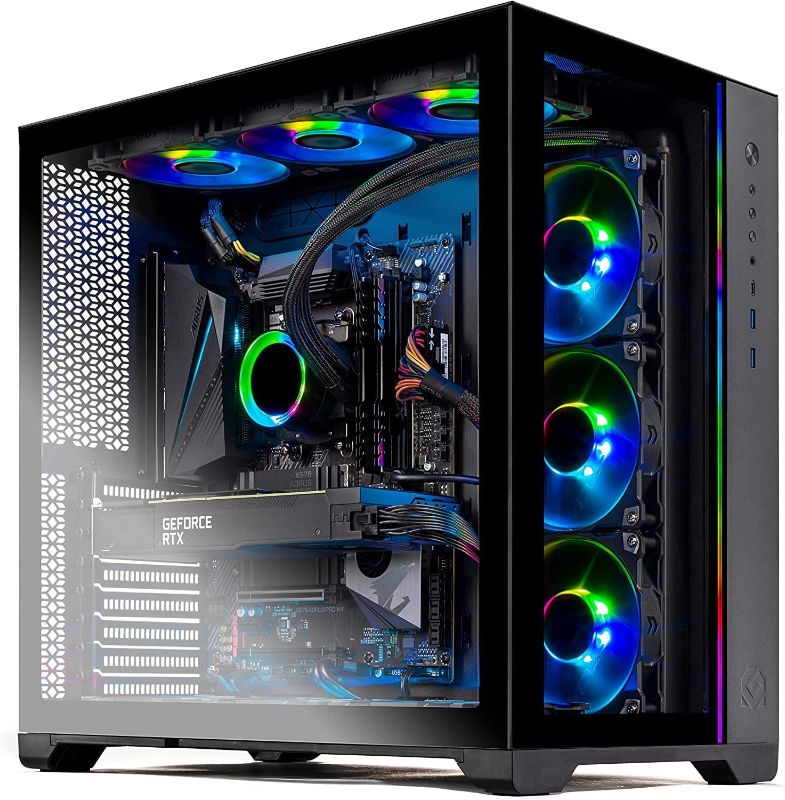 Photo 1 of ***SEE NOTES**Skytech Prism II Gaming PC Desktop – Intel Core i9 10900K 3.7 GHz, RTX 3080, 1TB NVME SSD, 16G DDR4 3200, 750W Gold PSU, 360mm AIO, AC Wi-Fi, Windows 10 Home 64-bit
