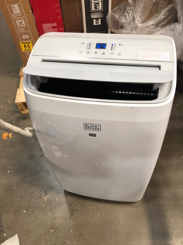 Photo 2 of BLACK+DECKER 14,000 BTU Portable Air Conditioner with Heat, White