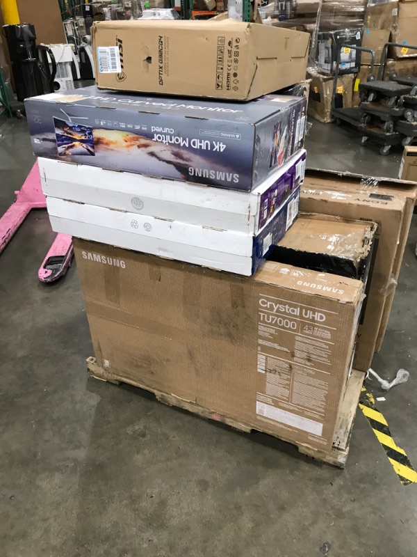 Photo 2 of **NONREFUNDABEL/NO REFUND**PALLET OF ASSORTED BROKEN TV'S AND MONITORS NO ACCESSORIES INCLUDED