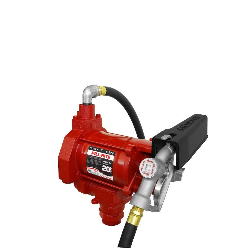 Photo 1 of ***PARTS ONLY*** Fill-Rite FR700V 115 Volt DC 20 GPM 1/3 Horsepower Cast Iron Heavy Duty Multi Fuel Transfer Pump Tank with Hose and Manual Nozzle
