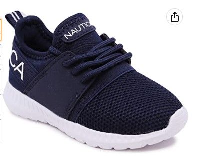 Photo 1 of Nautica Kids Lace-Up Fashion Sneaker Breathable Athletic Running Shoe |Boy - Girl| (Toddler/Little Kid)
