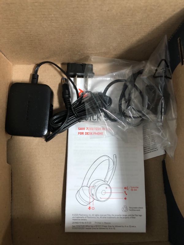 Photo 3 of Poly (Plantronics + Polycom) SAVI 7210 Office, Black
