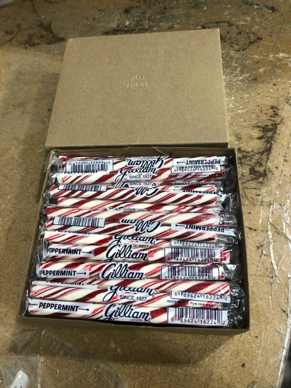 Photo 2 of ***NON REFUNDABLE*** Gilliam Old Fashioned Candy Peppermint Sticks, 80-Count Box
