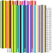 Photo 1 of Tavolozza 12 Packs Holographic Opal Craft Vinyl Paper 12 X 12 Inchs with 2 Transfer Papers for Home Decor, Logo, Letters, Banners, Car