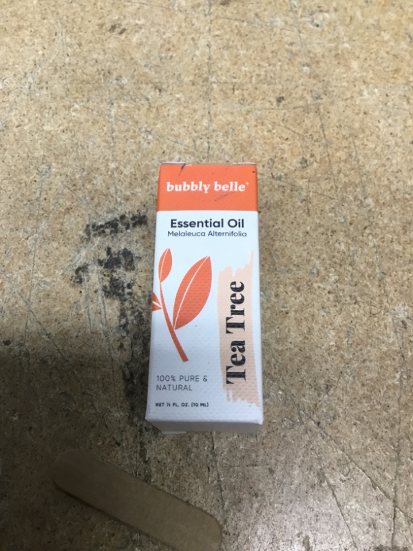 Photo 2 of Bubbly Belle Tea Tree Essential Oil, 100% Pure Natural Undiluted, Therapeutic Grade for Aromatherapy, Diffusers, Topical, and Massage - 10mL (1/3 Ounce)
