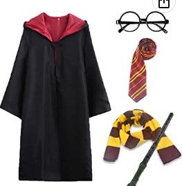 Photo 1 of Magic Robe Wizard Costume Magic School Uniform Halloween Costume Large 