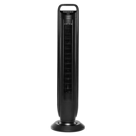 Photo 1 of Seville Classics 11.01 in 5-Speed Tower Fan EHF10201D Black.
