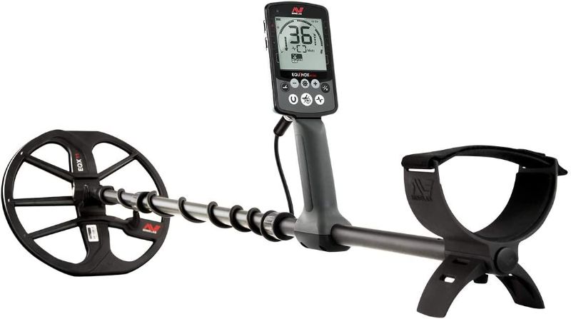 Photo 1 of Minelab Equinox 800 All-Terrain Waterproof Multi-Purpose Metal Detector + Equinox Double-D 6" Smart Coil with Skid Plate