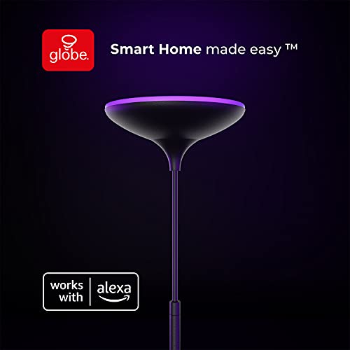 Photo 1 of Globe Electric Works with Alexa Smart 70.90" LED Torchiere Light, a Certified for Humans Device