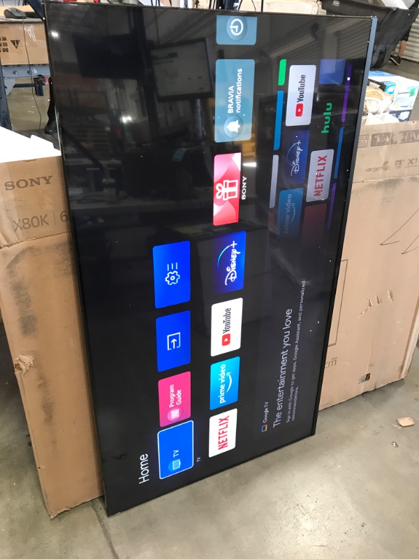 Photo 6 of Sony 65 Inch 4K Ultra HD TV X80K Series: LED Smart Google TV with Dolby Vision HDR KD65X80K- 2022 Model
