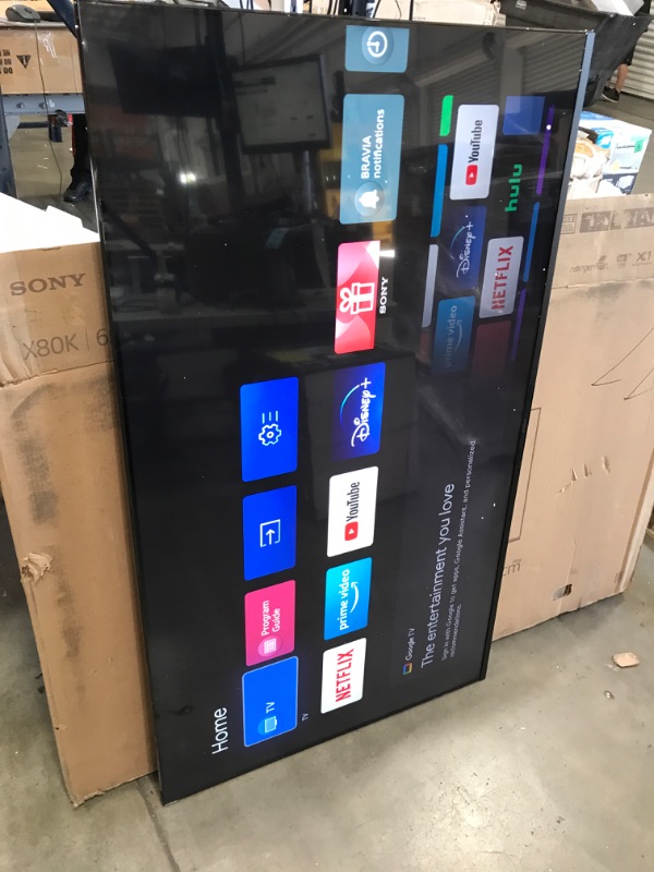 Photo 5 of Sony 65 Inch 4K Ultra HD TV X80K Series: LED Smart Google TV with Dolby Vision HDR KD65X80K- 2022 Model
